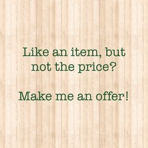 Accepting reasonable offers!